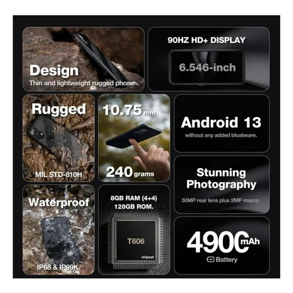 AGM H6 Lite 128 GB - Görsel 5