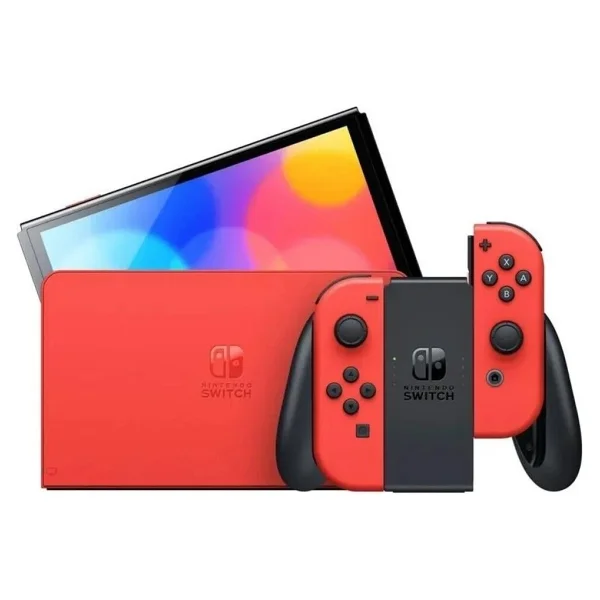 Nintendo Switch OLED Mario Red Edition Oyun Konsolu - Görsel 6
