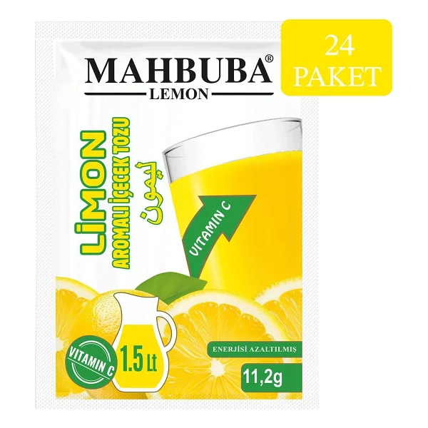 Mahbuba 11.2 gr 24'lü Limon Toz İçecek - Görsel 2