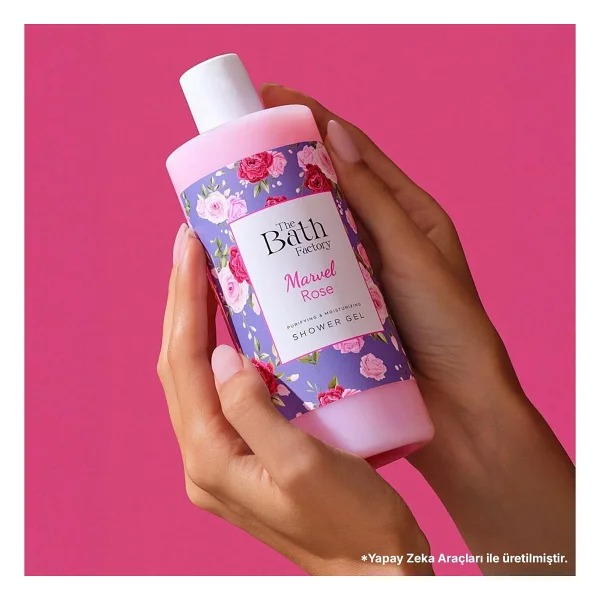 The Bath Factory Marvel Rose Nemlendirici ve Besleyici 400 ml Duş Jeli - Görsel 4