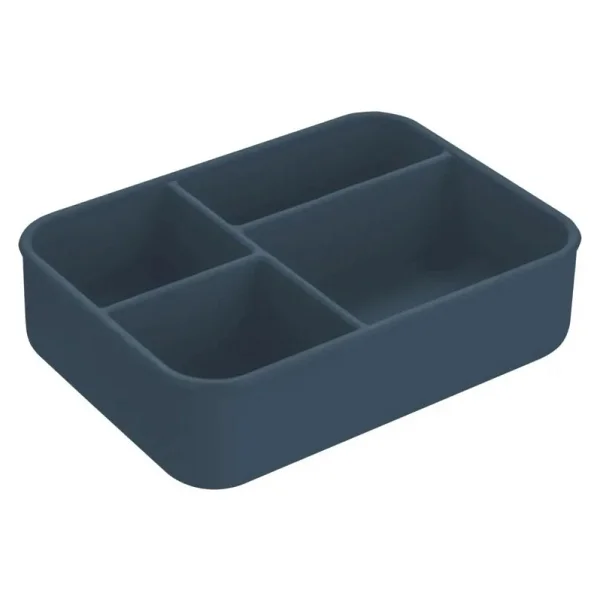 OİOİ Bento Lacivert 1300 ml Bölmeli Beslenme Kutusu - Görsel 2