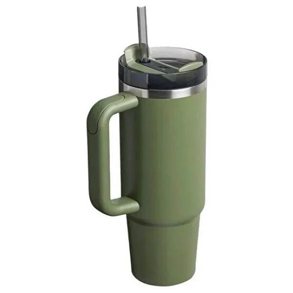 Stanley Quencher Haki 0.89 lt Pipetli Termos Bardak - Görsel 4