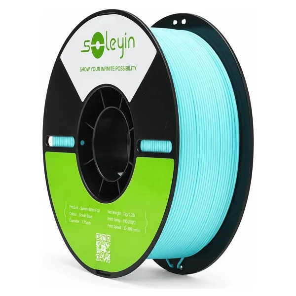 Creality Soleyin Ultra PLA 1.75 mm 1 kg Okyanus Mavisi Filament - Görsel 2