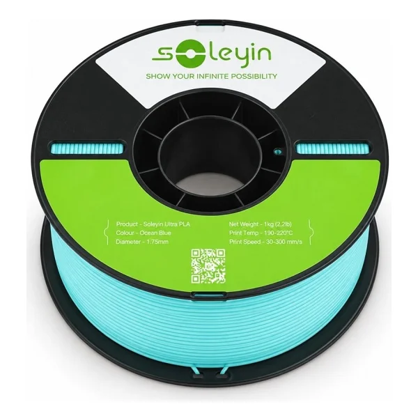 Creality Soleyin Ultra PLA 1.75 mm 1 kg Okyanus Mavisi Filament - Görsel 3
