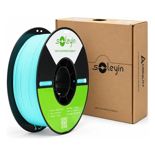 Creality Soleyin Ultra PLA 1.75 mm 1 kg Okyanus Mavisi Filament - Görsel 5