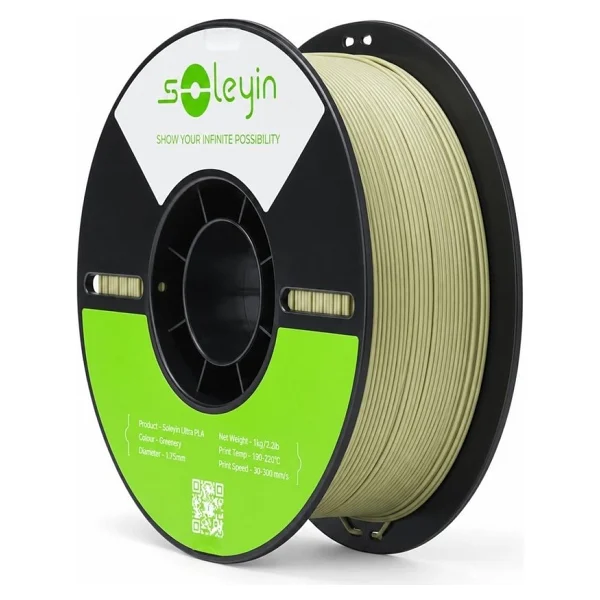 Creality Soleyin Ultra PLA 1.75 mm 1 kg Botanik Yeşil Filament - Görsel 2