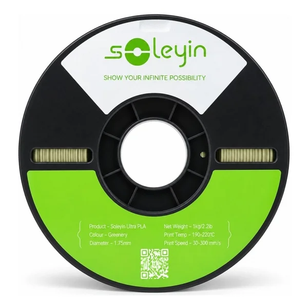 Creality Soleyin Ultra PLA 1.75 mm 1 kg Botanik Yeşil Filament - Görsel 4