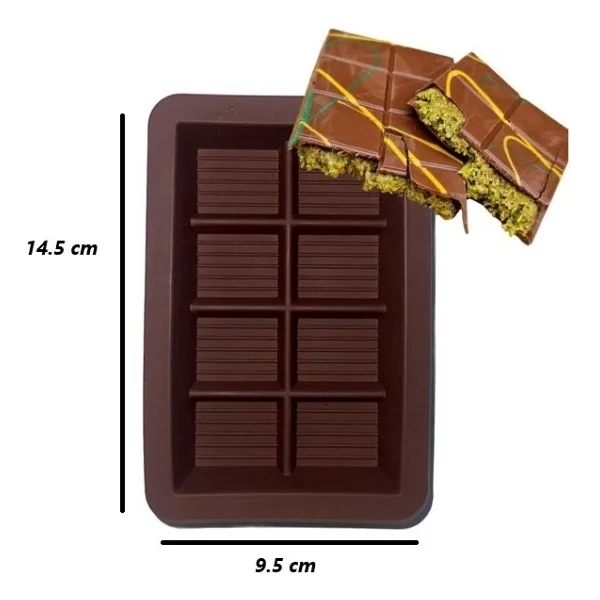 Silikon Dubai Çikolata Kalıbı - 001-Renkli - Görsel 2