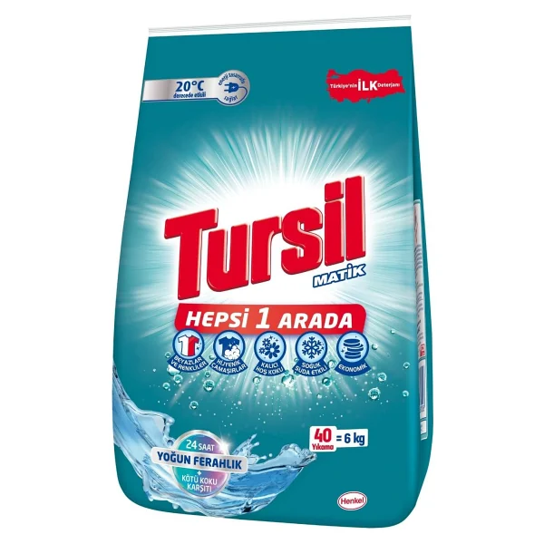 Tursil Yoğun Ferahlık 6 kg Toz Deterjan - Görsel 2