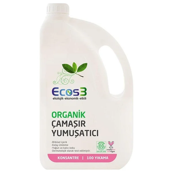 Ecos3 Organik Konsantre Bitkisel Yumuşatıcı 2.5 lt - Görsel 2