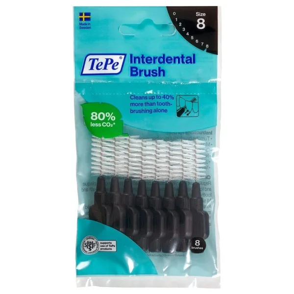 Tepe Original Siyah 1.5 mm 8'li Arayüz Fırçası - Görsel 2