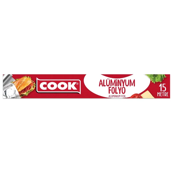 Cook Alüminyum Folyo, 30 cm x 15 m, 1 Adet - Görsel 2