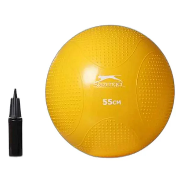Slazenger Antiburst Gymball 65 cm Pompalı Pilates Topu - Görsel 2