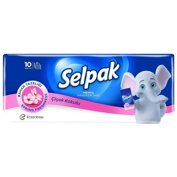 Selpak Bahar Parfümlü Mendil 10'lu Paket - Görsel 2