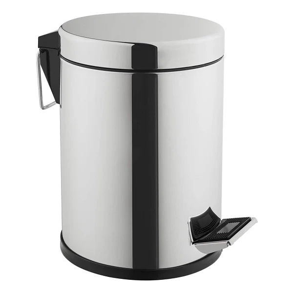 VitrA A44054 Arkitekta 3 lt Krom Çöp Kovası - Görsel 2