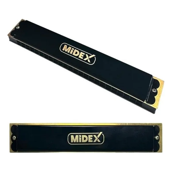 Midex HN-24BK 24 Delikli Siyah Mızıka - Görsel 2