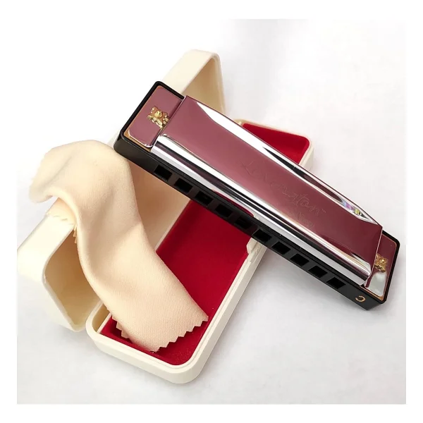 LMHM0310 Mızıka 10 Delik Do Majör - Harmonica Major Key Of C Blues Harmonica 10 Holes 20 Tones Standard Harmonica - Görsel 2