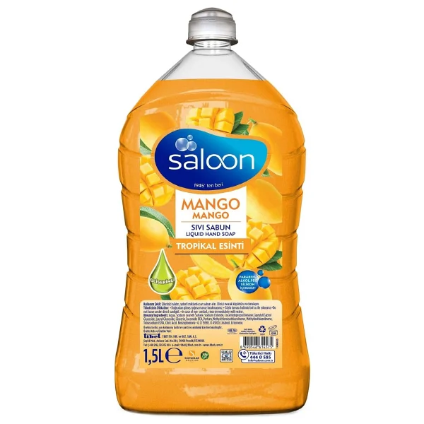 Saloon Mango Sıvı Sabun 1.5 lt - Görsel 2