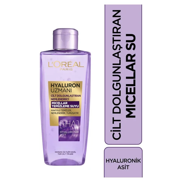 L'Oreal Paris Hyaluron Uzmanı Micellar 200 ml Makyaj Temizleme Suyu - Görsel 2