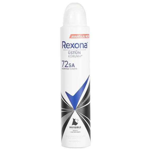 Rexona Üstün Koruma Invisible Black & White 200 ml Kadın Deodorant - Görsel 3