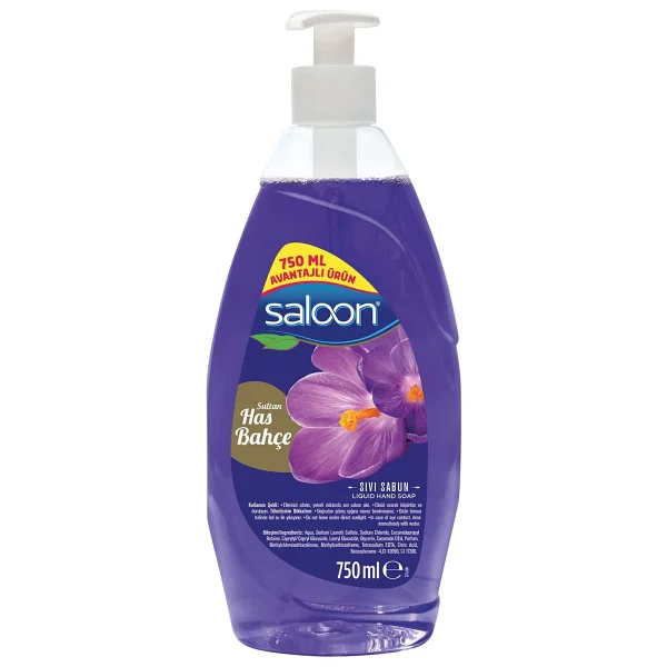 Saloon Sultan Has Bahçe Sıvı Sabun 750 ml - Görsel 2