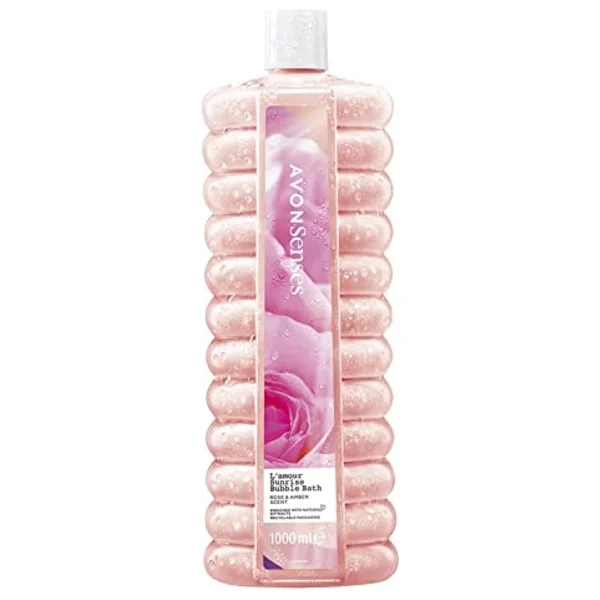 Avon Senses L'amour Sunrise Gül ve Amber Kokulu Kremsi Duş Jeli 1000 ml - Görsel 2