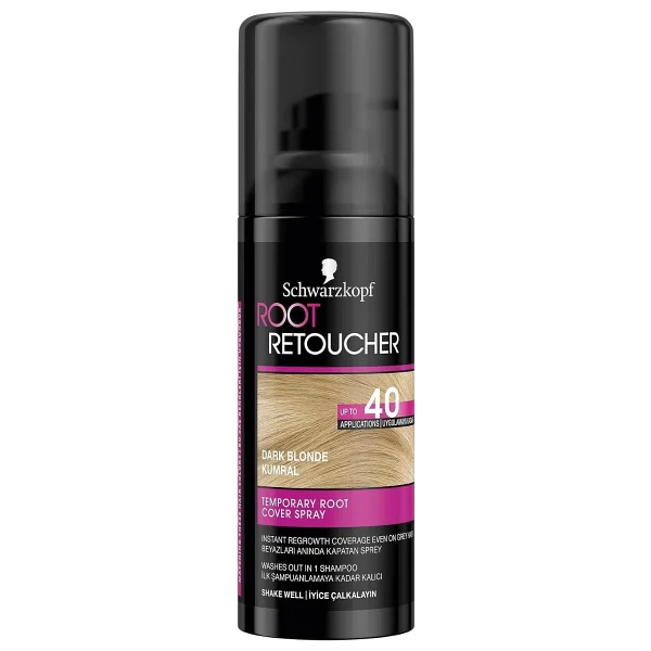 Root Retoucher Saç Dipleri için Kapatıcı Kumral 120 ml Sprey Saç Boyası - Görsel 2