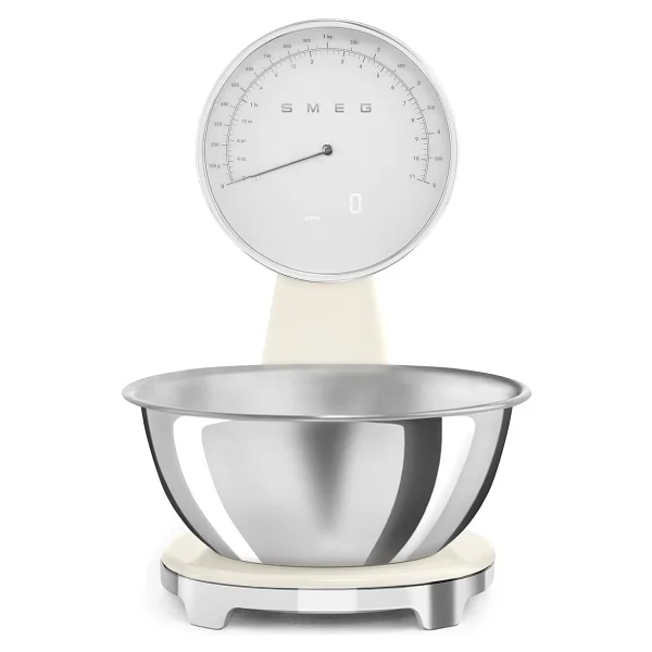 Smeg 50's Style Retro Analog Mutfak Tartısı Krem - Görsel 2