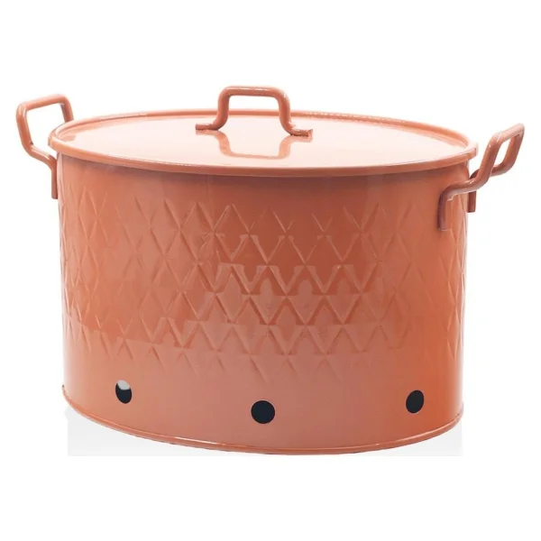 The Mia Prizma Terracotta 2 Hazneli Patates Soğan Saklama Kabı - Görsel 2
