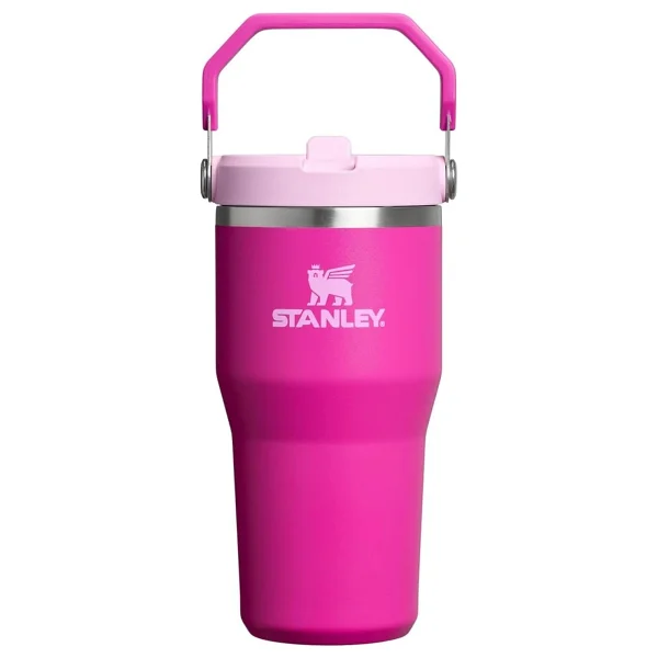 Stanley The Iceflow Flip Straw Fuşya 0.60 lt Pipetli Termos Bardak - Görsel 2