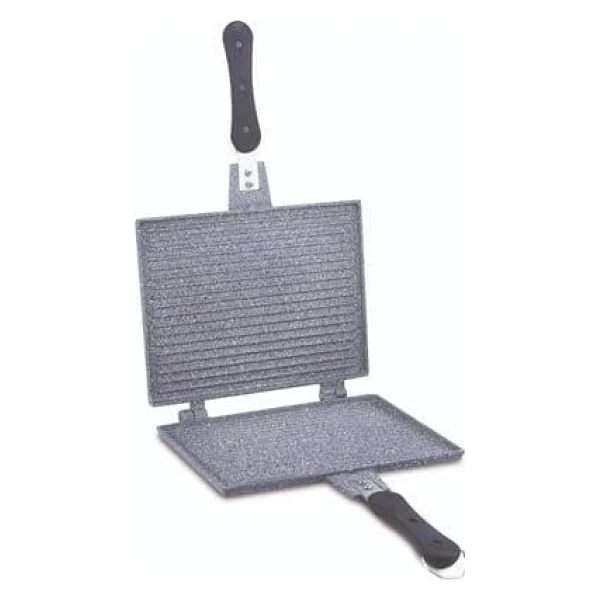 FMS D3001 Gri Döküm 20x26 cm Ocak Üstü Tost Makinesi - Görsel 3