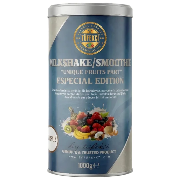 By Tüfekçi Karpuzlu Milkshake Ve Smoothie İçecek tozu 1000 Gr - Görsel 2