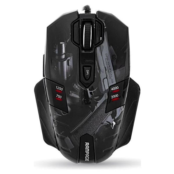 Rampage GX-CORE8 RGB Makrolu Ergonomik Optik Kablolu Oyuncu Mouse - Görsel 2
