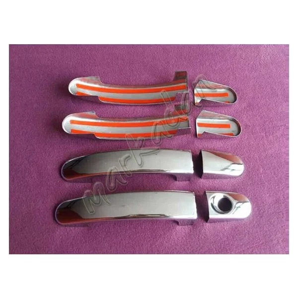 WOC Chrome Ford C-Max Krom Kapı Kolu 2003-2010 4 Kapı Paslanmaz Çelik - Görsel 2