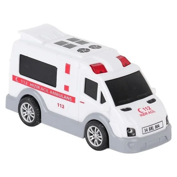 Birlik Oyuncak Şehrin Kırılmazları Sürtmeli Ambulans - Görsel 3