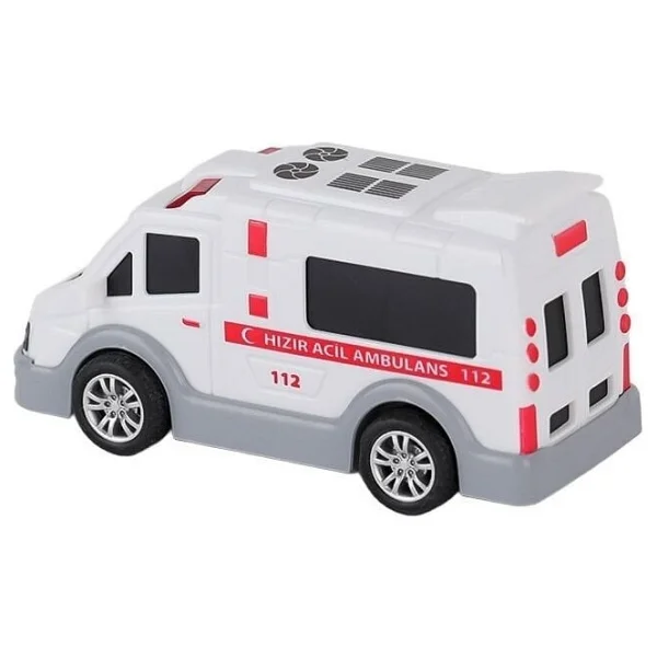 Birlik Oyuncak Şehrin Kırılmazları Sürtmeli Ambulans - Görsel 2