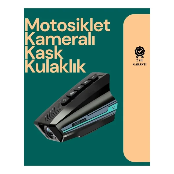 Golook Destekli Motosiklet Kask Kamerası - 50 Saat Pil, Geniş Açı - Görsel 6