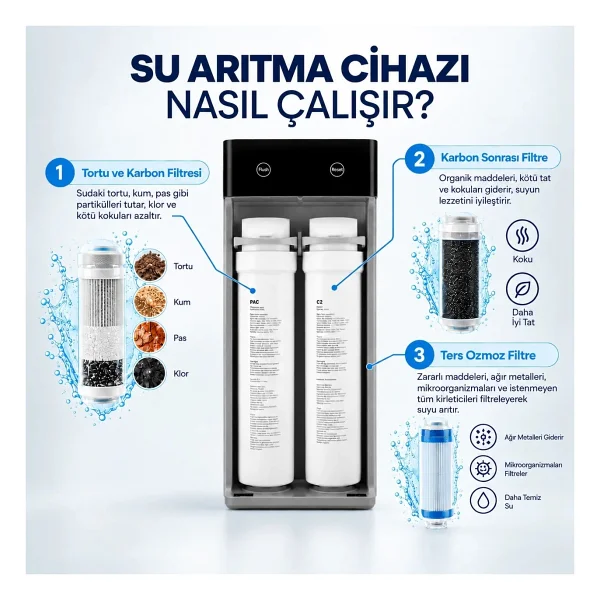 Luxell LXSA-102 Su Arıtma Cihazı - Görsel 3
