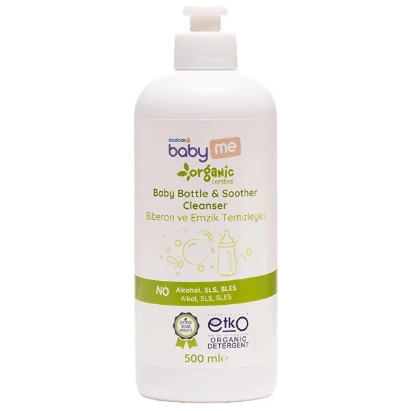 Baby&Me Organik Likit Biberon Emzik Temizleyici 500 ml - Görsel 8
