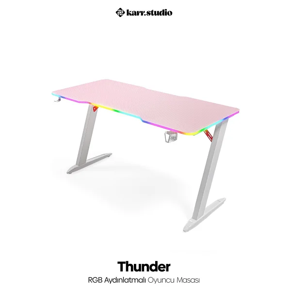 Karr Office Thunder RGB Oyuncu Masası - Görsel 10