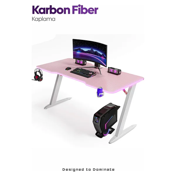 Karr Office Thunder RGB Oyuncu Masası - Görsel 6