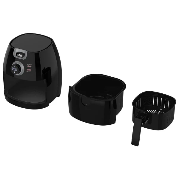 Sem Aircook SC301 5 lt Siyah Yağsız Fritöz - Görsel 3
