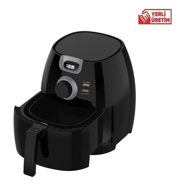 Sem Aircook SC301 5 lt Siyah Yağsız Fritöz - Görsel 6