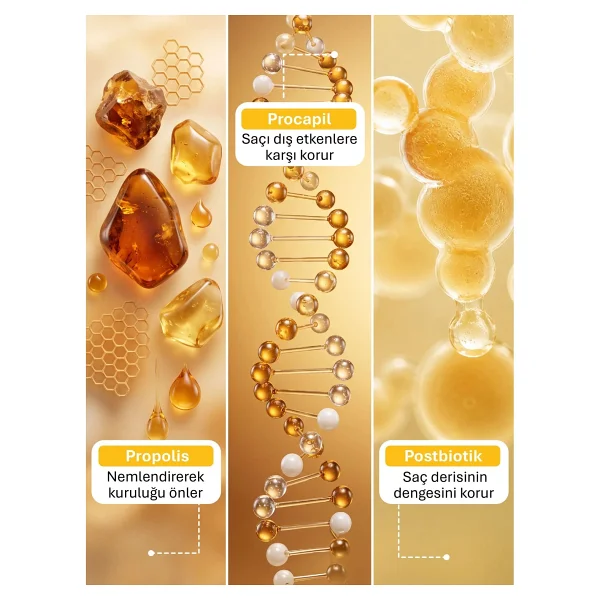 Ashley Joy Propolis Besleyici Onarıcı 250 ml Saç Kremi - Görsel 6