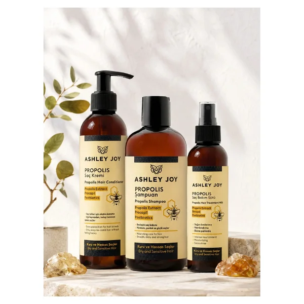 Ashley Joy Propolis Besleyici Onarıcı 250 ml Saç Kremi - Görsel 7