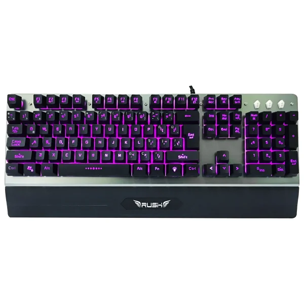 Rush RK701 Işıklı Kablolu Oyuncu Klavyesi - Görsel 2