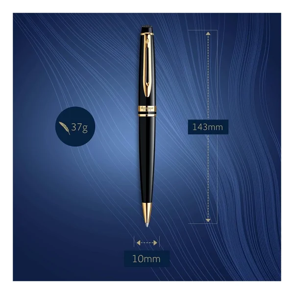 Waterman Expert 3 Lake Gt Siyah Tükenmez Kalem - Görsel 3