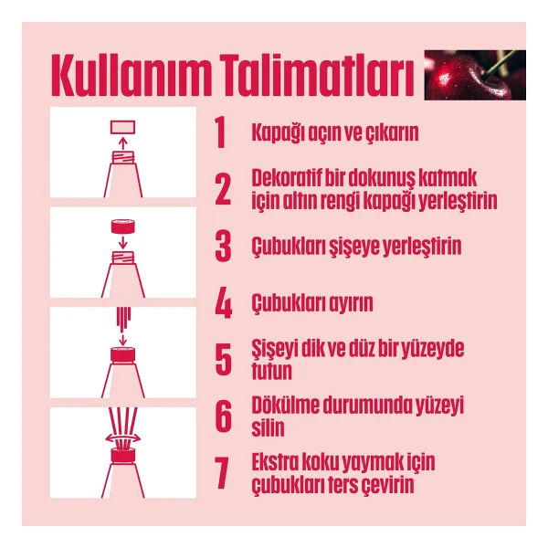 Glade Çubuklu Oda Kokusu Cherry Bloom 100 ml - Görsel 8