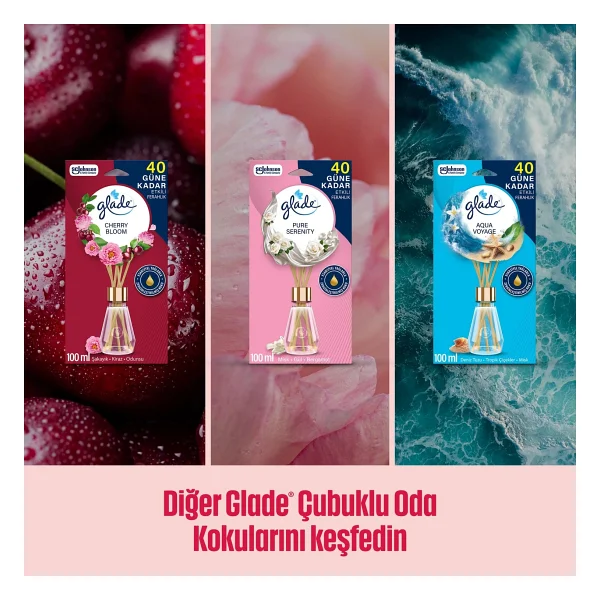 Glade Çubuklu Oda Kokusu Cherry Bloom 100 ml - Görsel 9