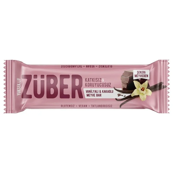 Züber Vanilyalı & Kakaolu Meyveli Bar 40 gr - Görsel 2